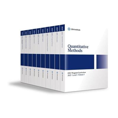 2027 CFA® Program Curriculum, Level I Box Set, Taschenbuch von CFA Institute, Macmillan Learning