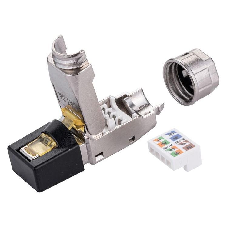 Value feldkonfektionierbarer RJ-45 Stecker Cat.6A (Class EA), STP (Netzwerk Zubehör) (26.99.0374)
