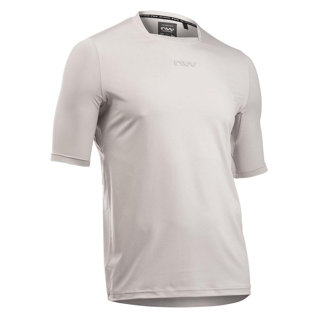 Northwave Bomb Jersey Short Sleeve (M) (NWB89251136-light grey)