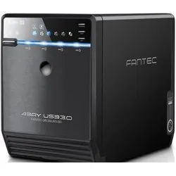 Fantec QB-35US3-6G (3.5"), Festplattengehäuse, Schwarz