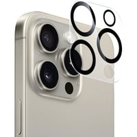 NEVOGLASS 3D Kameraschutzglas, Schutzfolie transparent/schwarz, iPhone 17