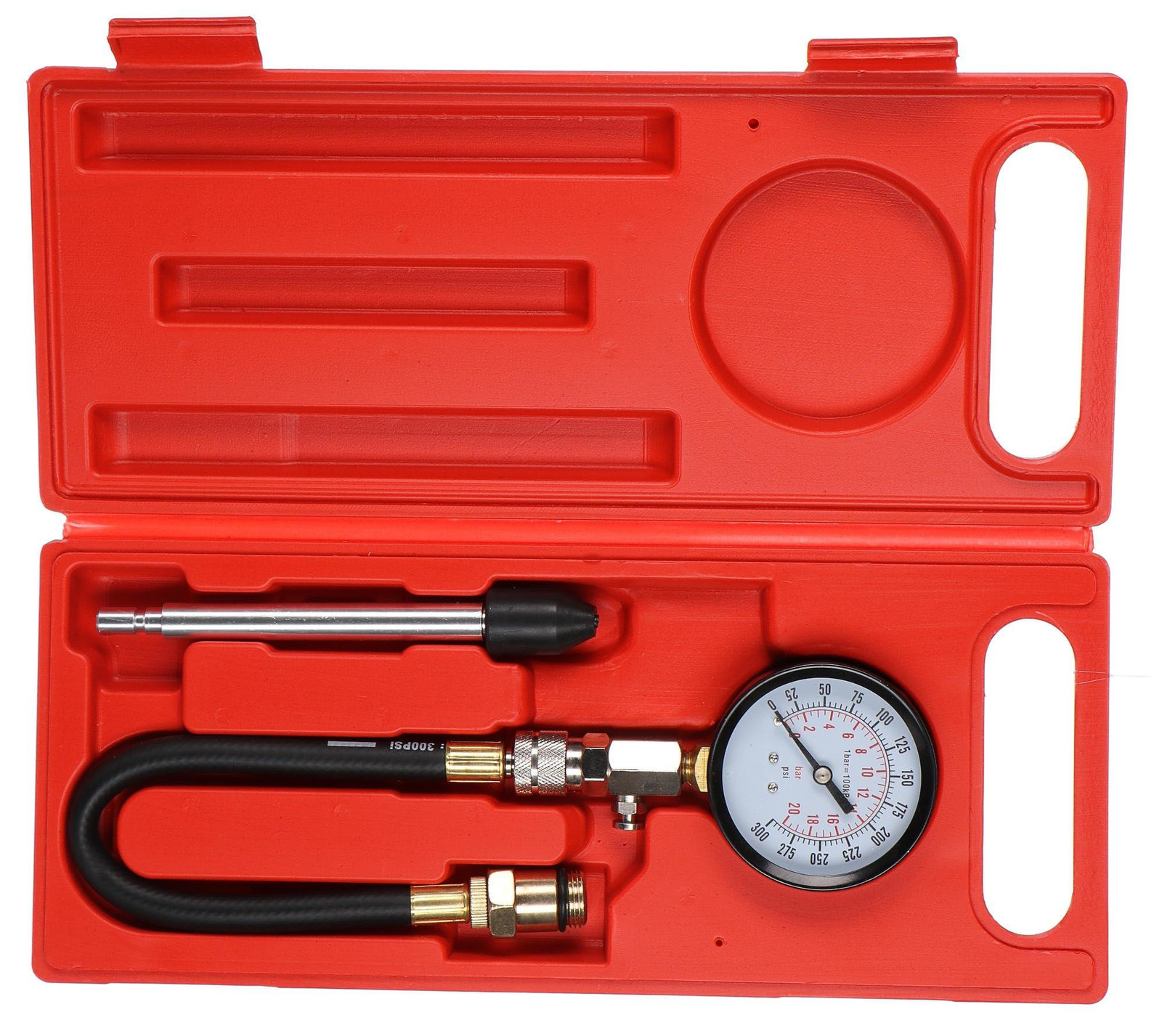 Selius Compressietesterset voor benzinemotoren, 0-20 bar, 3 stuks