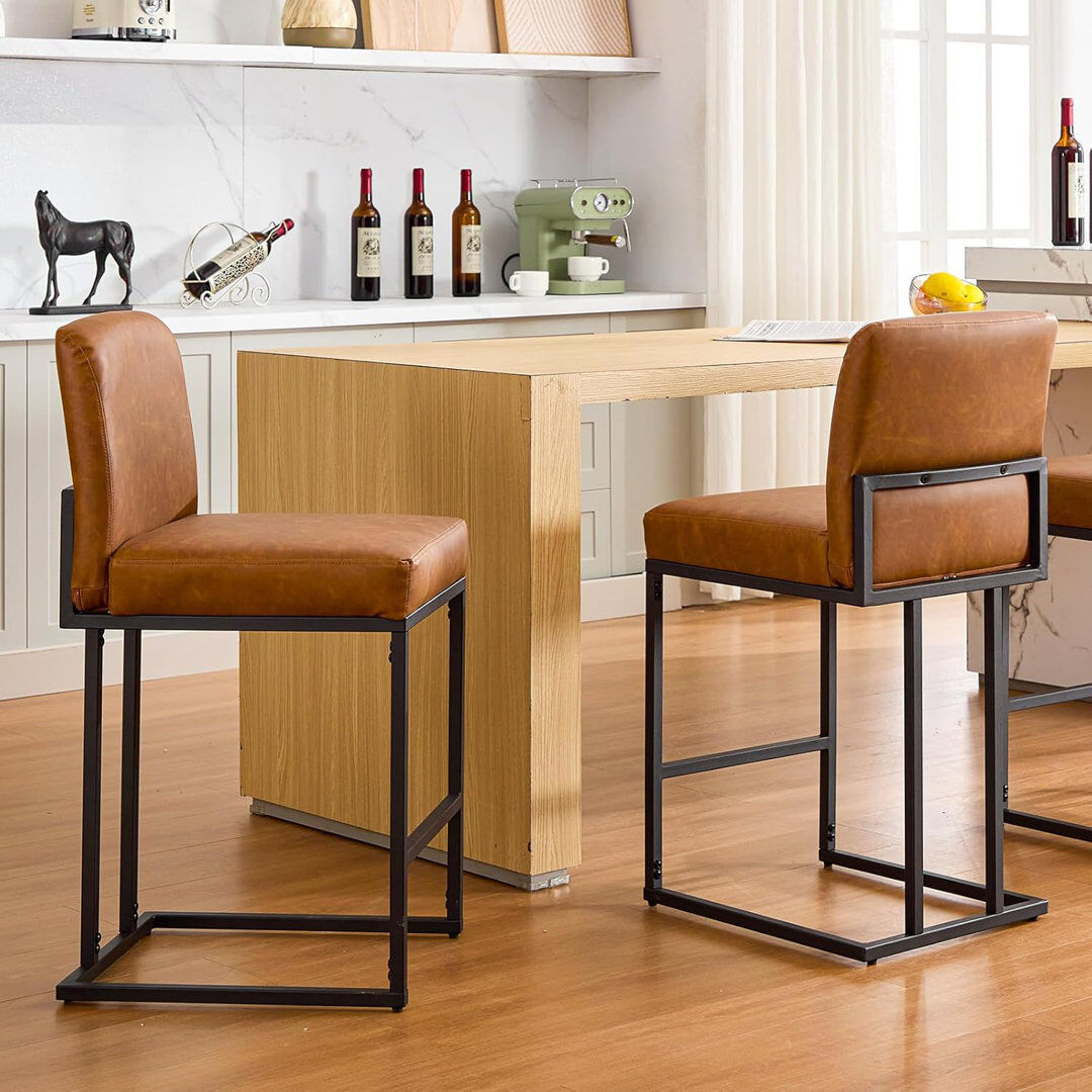 Borough Wharf Counter Stool with Metal Frame 1/54.83