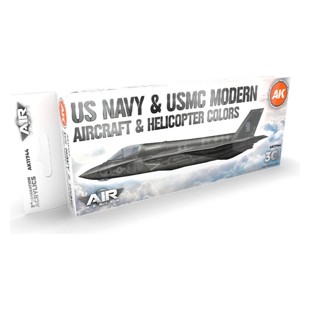 AK Interactive US Navy & USMC Modern Aircraft & Helicopter SET 3G (AK11744)