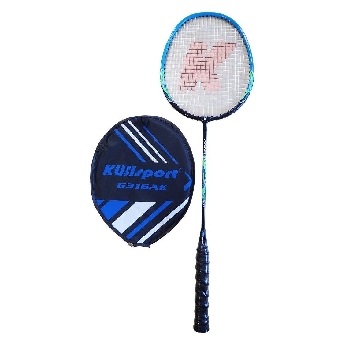 Kubi Sport Kubisport Rakieta Paletka do Badmintona z Pokrowcem Solidna Niebieska KUBISPORT 106g (76177575)