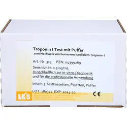 Troponin I mit Puffer Testkassetten 5 ST