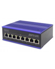 DIGITUS Industrieller 8-Port Gigabit PoE Switch (DN-651121)