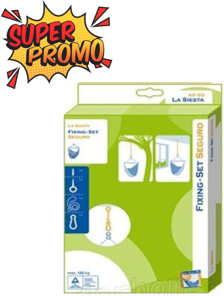 Fissaggio Per Amache Sospese Pensili Kit Per Soffitto O Albero As03 (Fs)
