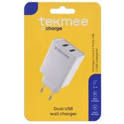 Ladeadapter 2x USB-A, weiß