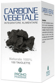 Promopharma Carbone Vegetale Integratore 100 Tavolette