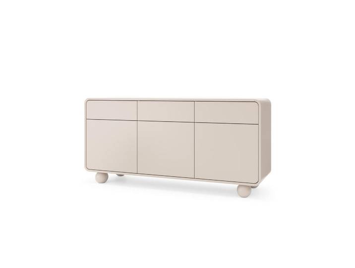 Furnlux Sideboard Albion Beige 160x39x75 cm, 160x75x39 cm, Kleinmöbel, Kommoden, Sideboards