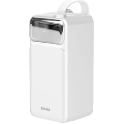 Savio BA-15 (50000 mAh, 22.50 W, 185 Wh), Powerbank, Weiss