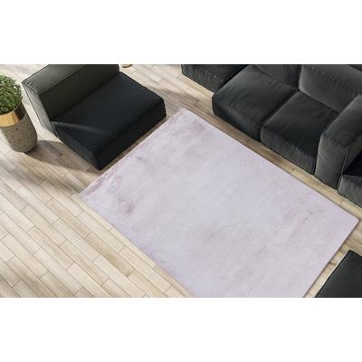 Teppich KAYOOM "Saika 100", rosa (rosa, weiß), B:80cm H:45mm L:150cm, Polyester, Teppiche, Teppich