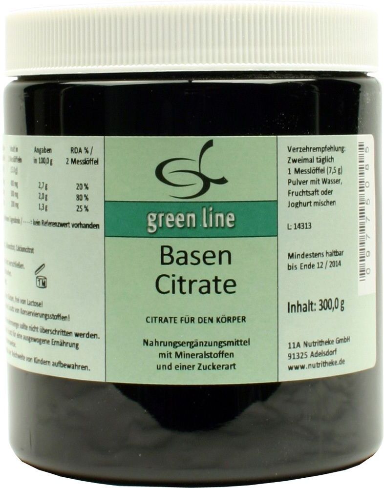 Nutritheke Basen Citrate Pulver 300 g
