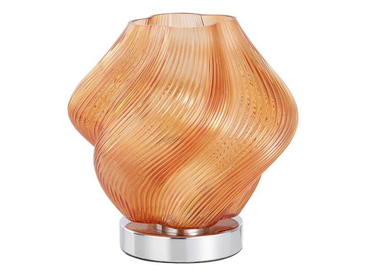Eglo Tischleuchte, Orange, Metall, Glas, organisch, 23 cm, Lampen & Leuchten, Innenbeleuchtung, Tischlampen, Tischlampen