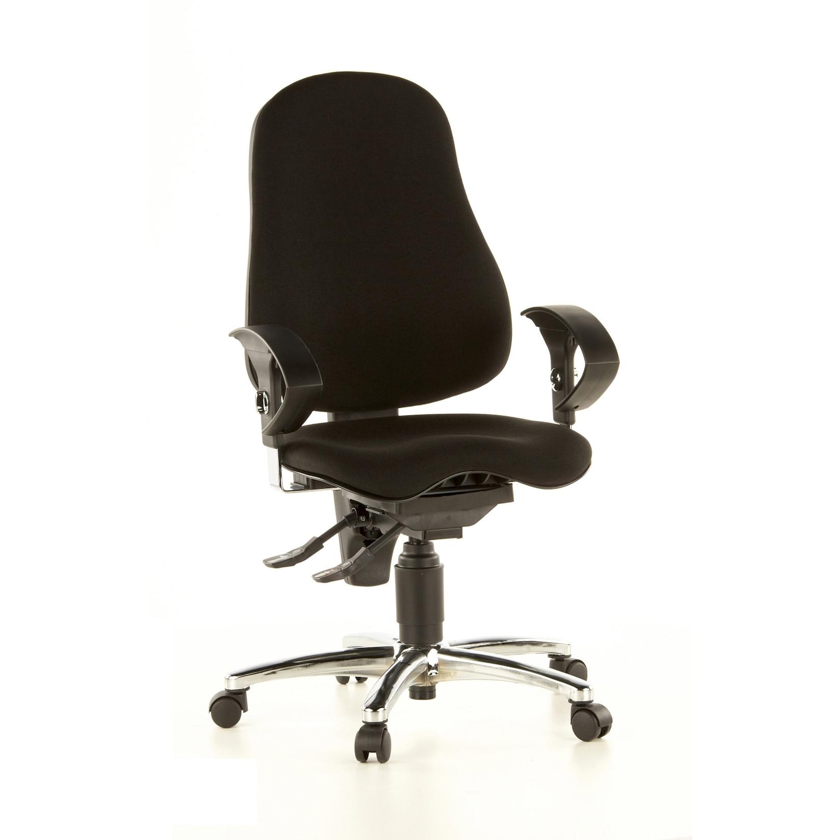 Topstar Profi Bürostuhl SITNESS 10 Stoff mit Armlehnen (höhenverstellbar)
