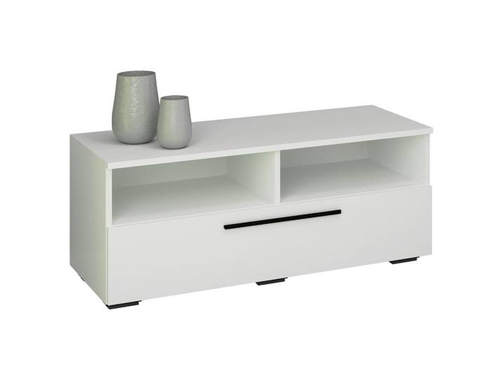 Mid.you Lowboard, Weiß, Kunststoff, 95x39x40 cm, stehend, Wohnzimmer, Wohnwände, Lowboards, Lowboards stehend