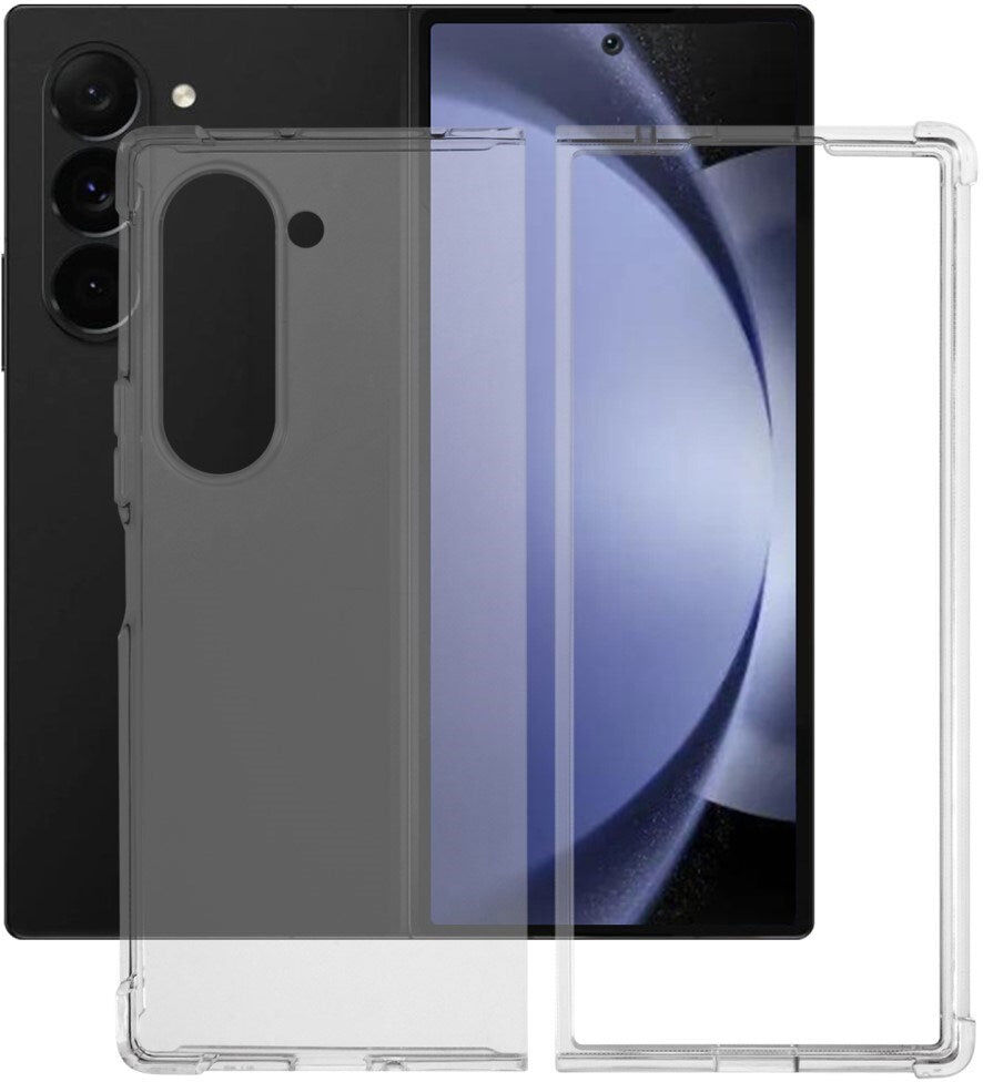 EIDERWOOD Samsung Galaxy Z Fold6 Fleksibelt Plastik Bagside Cover - Gennemsigtig