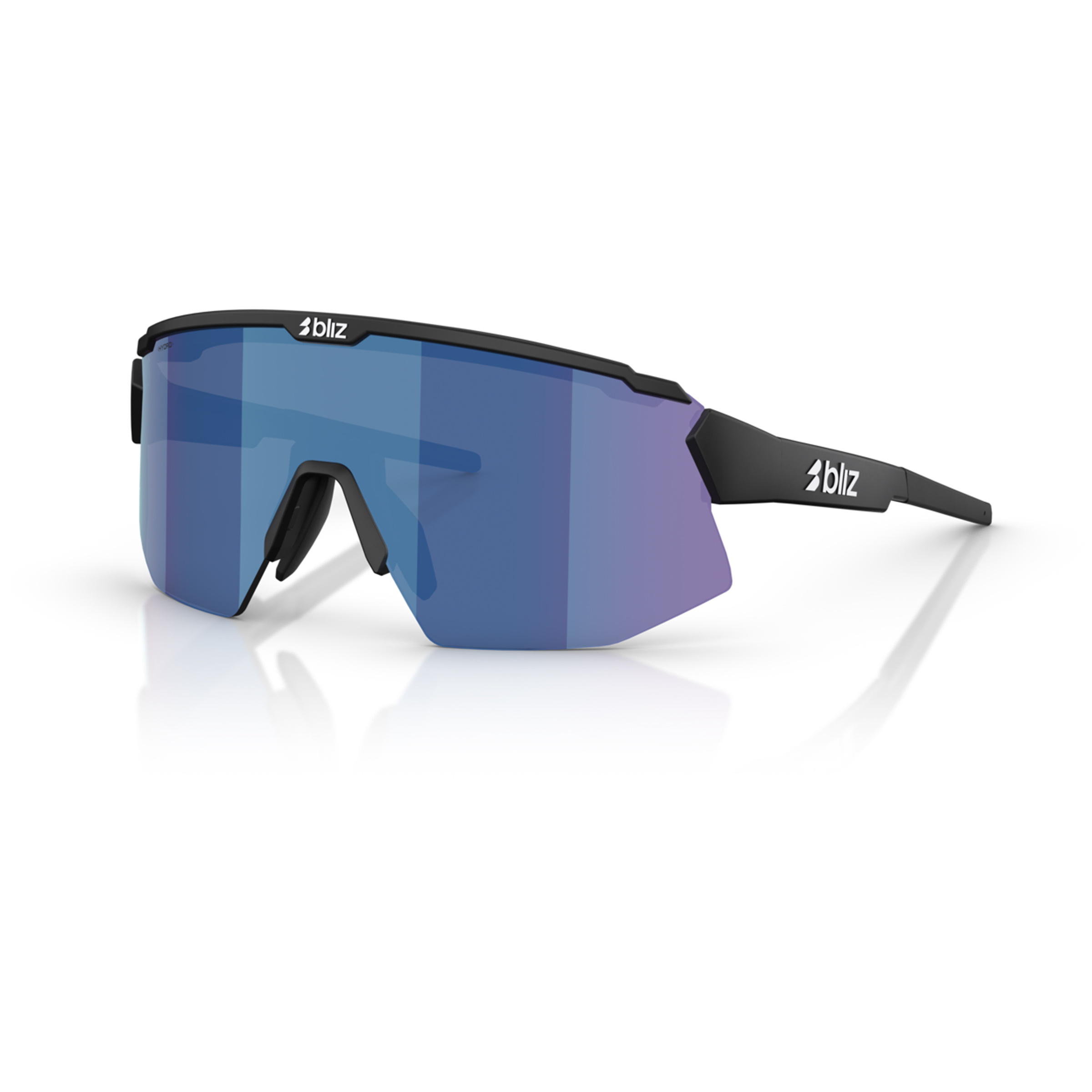 Bliz Breeze Small Nordic Light Sportbrille Sportbrillen & Sportsonnenbrillen black-smoke blue Langlauf Skating | Langlauf Klassik