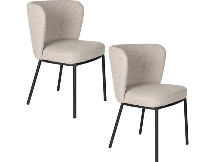 Housecraft Living Guus Eetkamerstoelen Beige - Set van 2