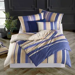 Traumschlaf Bettwäsche Palermo beach 135x200 cm + 80x80 cm - beige;blau