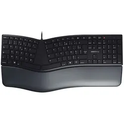 CHERRY KC 4500 ERGO Tastatur Universal USB AZERTY Französisch Schwarz