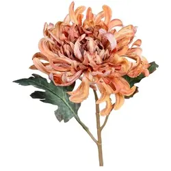 Kunstblume Chrysantheme 55 cm Kunststoff Gelb Honig