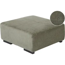 OTTOMANE Cord Grün Lungo