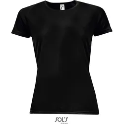 SOLS Damen Raglan Sport Shirt T-Shirt 01159 black L