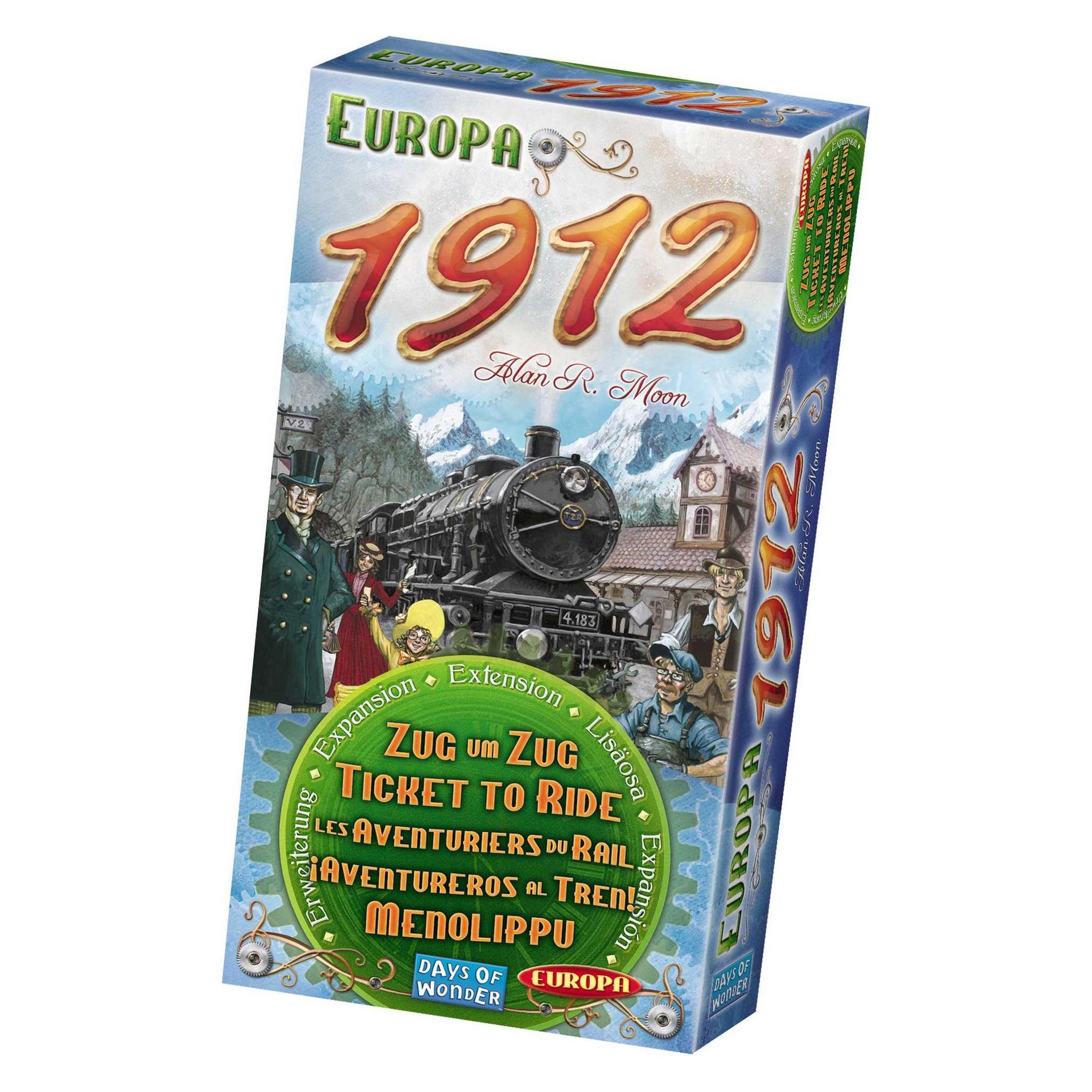 Asmodée Zug um Zug Europa 1912 (Deutsch, Englisch, Französisch, 2 - 5 Spieler) (DOWD0025)