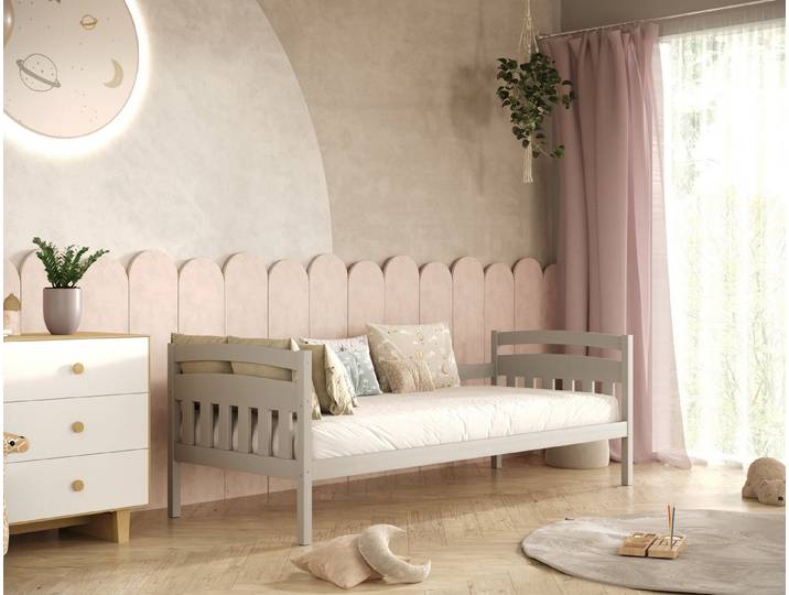 Raumhirsch Furniture Kinderbett Tosia – Jugendbett Kinderzimmer (Bett für Jungs & Mädchen, Einzelbett und Lattenrost), verschiedene Farben