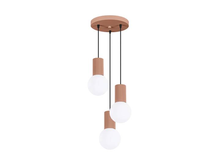 Design Pendellampe „Halo“, 3-flammig Mokka Sollux Lighting