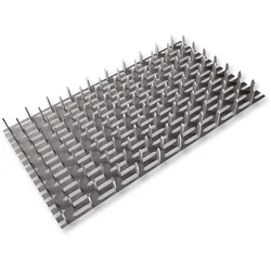 Nagelplatte, 126 x 252 mm, 1,5 mm stark, Stahl feuerverzinkt