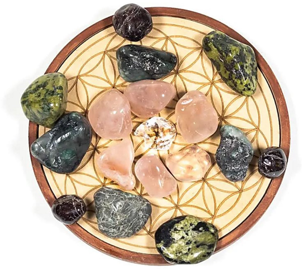 Kristalraster Liefde - Heilige geometrie met helende stenen