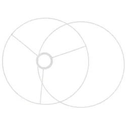 Lampenschirm-Ring Set, 30 cm Ø