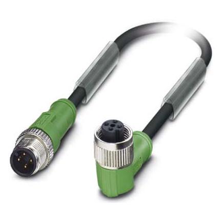 Phoenix Contact 1668506 Sensor-/Aktuatorkabel 3 m (SAC-4P-M12MS/3,0-PUR/M12FR) (SAC-4P-M12MS/3)
