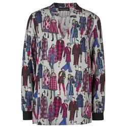 Bluse Doris Streich grau, 52