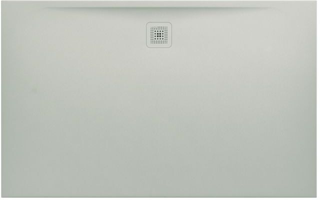 LAUFEN Pro Duschwanne H2119550770001 Marbond Ablauf lange Seite hellgrau