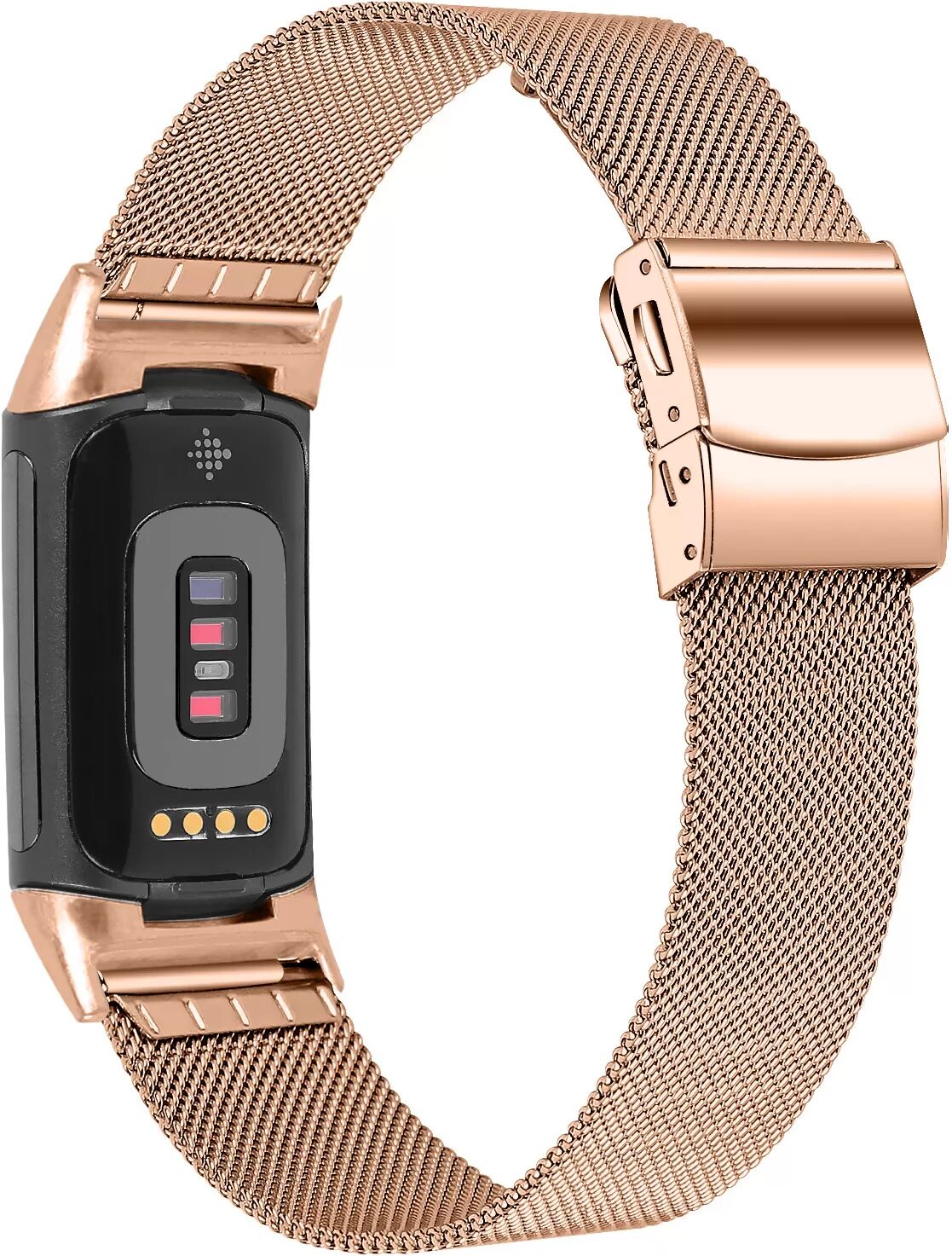 INF Edelstahl-Uhrenarmband für Fitbit Charge5/6 Roségold