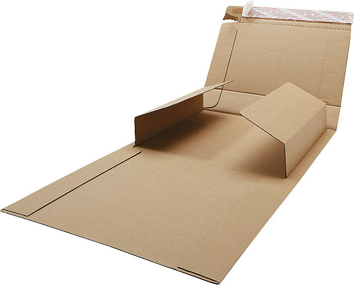 Buchverpackung, Klappmechanik, LxB 217 x 155 mm, Palette mit VE 2550 Stk ratioform economy