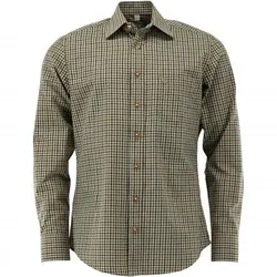 OS Trachten Tupopa Hemd 1/1 Arm Slim Fit Herren (Dunkelgrün)