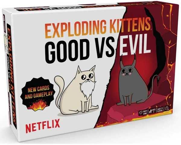 Exploding Kittens: Good Vs Evil Card Game for 2-5 Players, Ages 7+, by Lennies Toys
