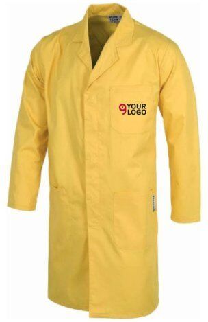 Camice unisex a manica lunga con bottoni nascosti Personalizzate o neutre Workteam