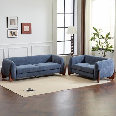 Christopher Knight Home - Arion Upholstered Boucle 2-Piece Living Room Sofa Set