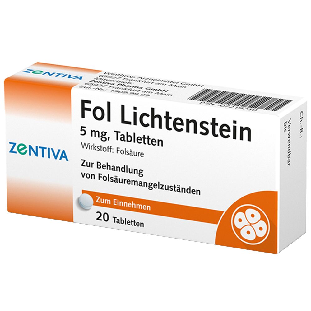 FOL Lichtenstein 5 mg Tabletten 20 St
