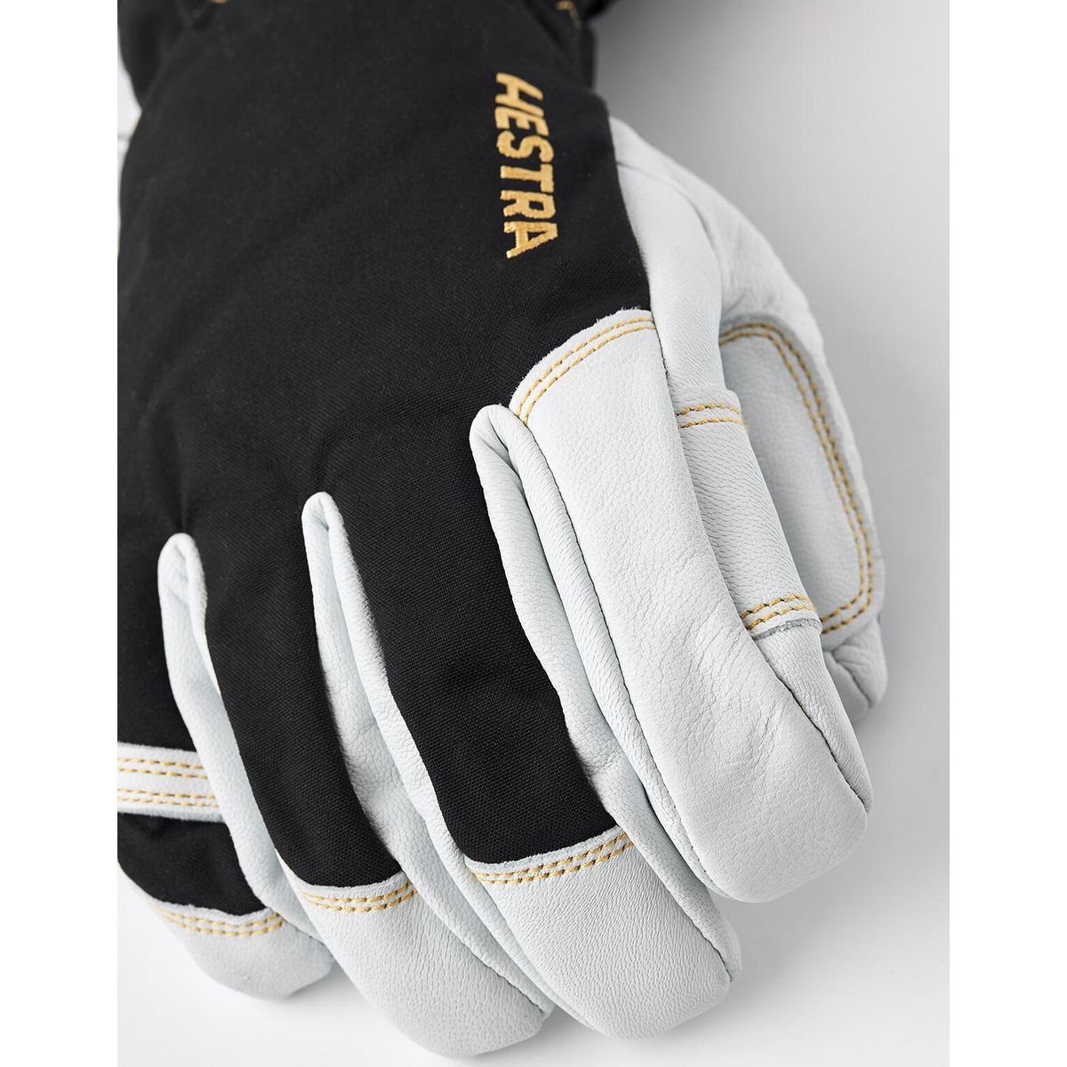 Hestra Army Leather Gore-tex - 5 Finger black/natural grey (100300) 7 3003020-100300-7
