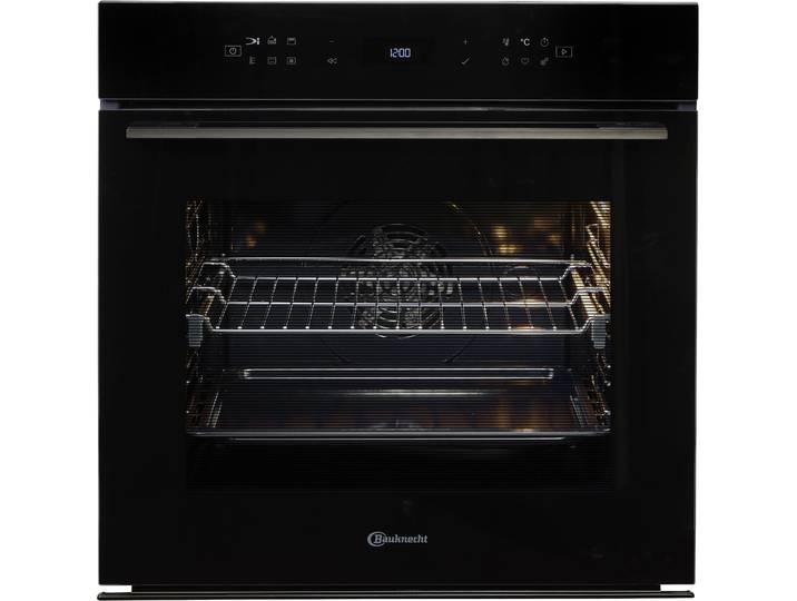 BAUKNECHT Backofen BBI78HT1SK , Energieeffizienz: A+, schwarz, Backöfen, 310C Pizza-Funktion – wie frisch aus dem Steinofen, AirFry-Funktion, Backofen
