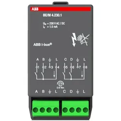 ABB BE/M4.230.1 Binäreingangsmodul, 4fach, 230 V 2CDG110005R0011