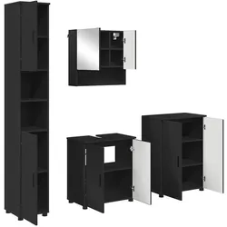 vidaXL, Badmöbelset, Badezimmer Schrank
