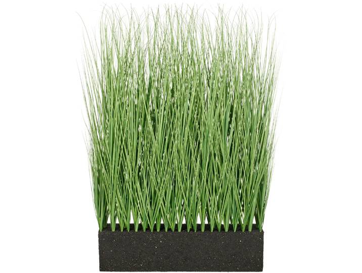 Kunstgras CREATIV GREEN Raumteiler Miscanthusgras , grün, B:72cm H:115cm T:15cm, Kunststoff, Kunstpflanzen, Kunstgras, in UV-beständiger Ausführung